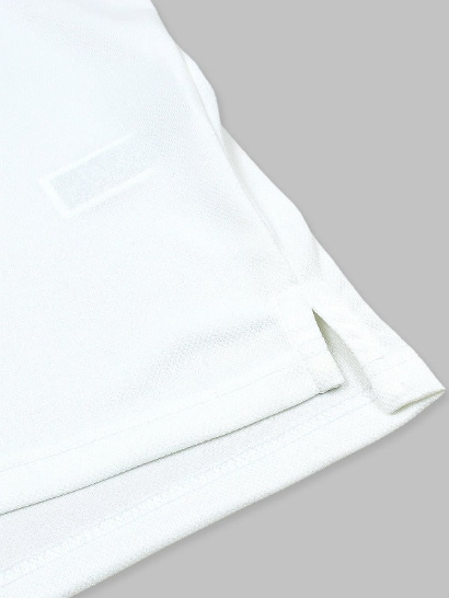 ADS PREMIUM DRY FIT MESH THREE STRPS POLO MEN WHITE
