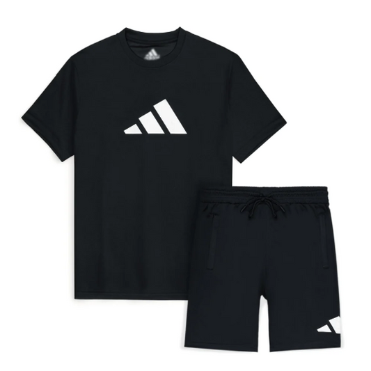 ADS PREMIUM MESH STRECH TWIN-SET MEN BLACK