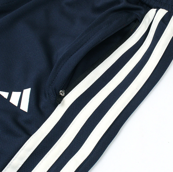 ADS PREMIUM MESH THREE STRPS TRACKSUIT MEN WHITE-NAVY