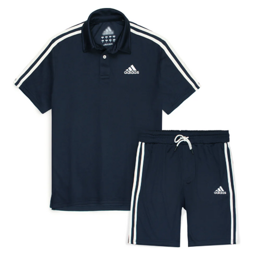 ADS PREMIUM MODREN POLO TWINSET NAVY